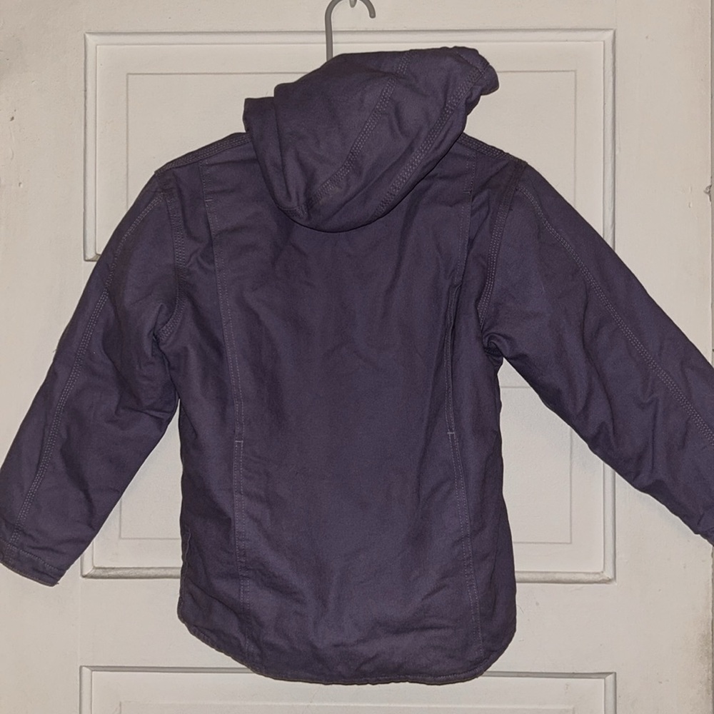 Blue Mountain, Small, Lilac Purple Hooded Coat - Picture 6 of 7
